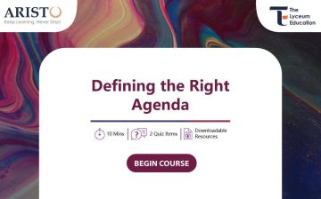 Defining the Right Agenda