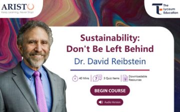Sustainability: Don't Be Left Behind